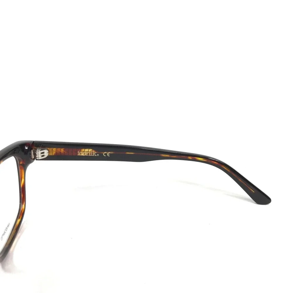 Iconik Eyeglasses Frames Blair C02 Brown Cat Eye Full Rim 54-14-140